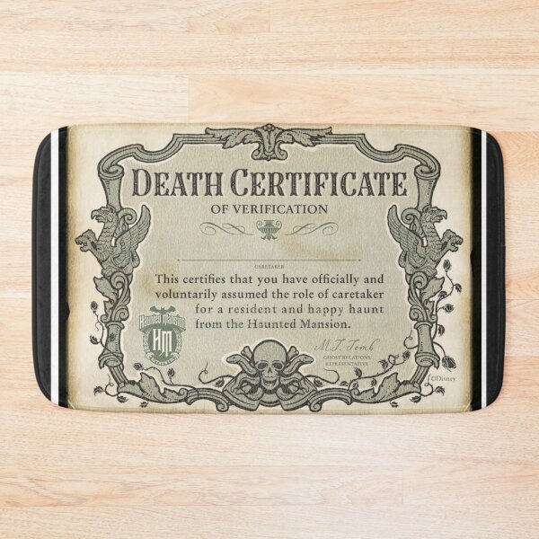 Item preview, Death certificate  designed and sold by Fortunacreator.