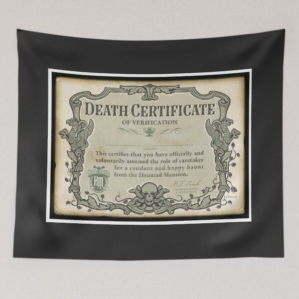 Item preview, Death certificate  designed and sold by Fortunacreator.