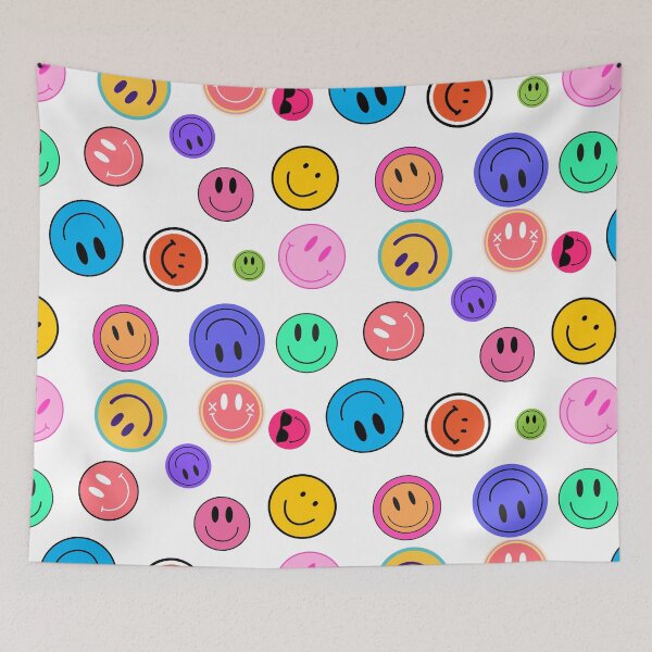 Item preview, Smiley Faces Multicolor designed and sold by OscarAndOphelia.