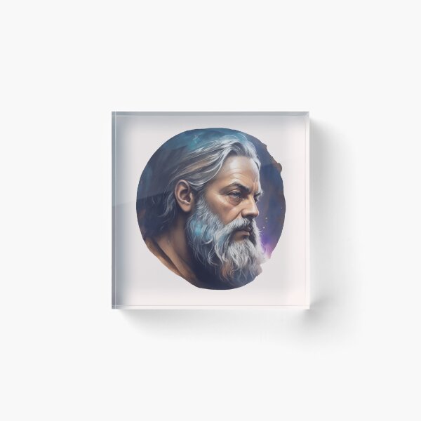 Item preview, Plato Design Vll Style Philosopher Plato Art Digital - AI Art designed and sold by StoicWarrior.