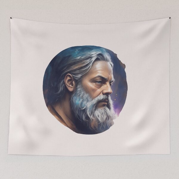 Item preview, Plato Design Vll Style Philosopher Plato Art Digital - AI Art designed and sold by StoicWarrior.