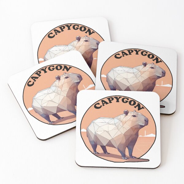 Item preview, Polygon capybara - Capygon designed and sold by uglitangelo.