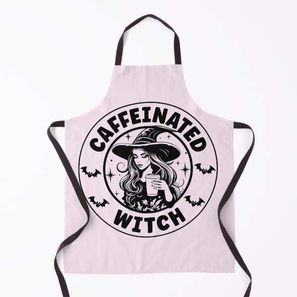 Item preview, Caffeinated Witch | Halloween Coffee Lover Witch - Light Pink designed and sold by PearlMoonGrapes.