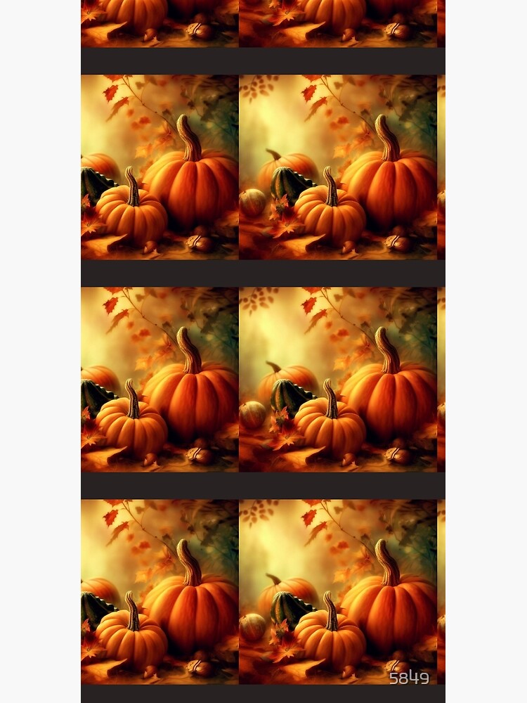 Thumbnail 3 of 3, Duffle Bag, Pumpkins and Gourds, Autumn is Here designed and sold by 5849.