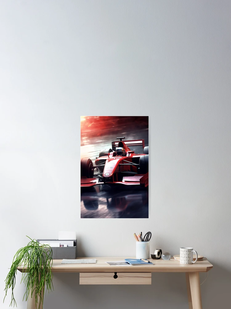 Thumbnail 2 of 3, Poster, Formula Racing Car designed and sold by DigitizedArt.