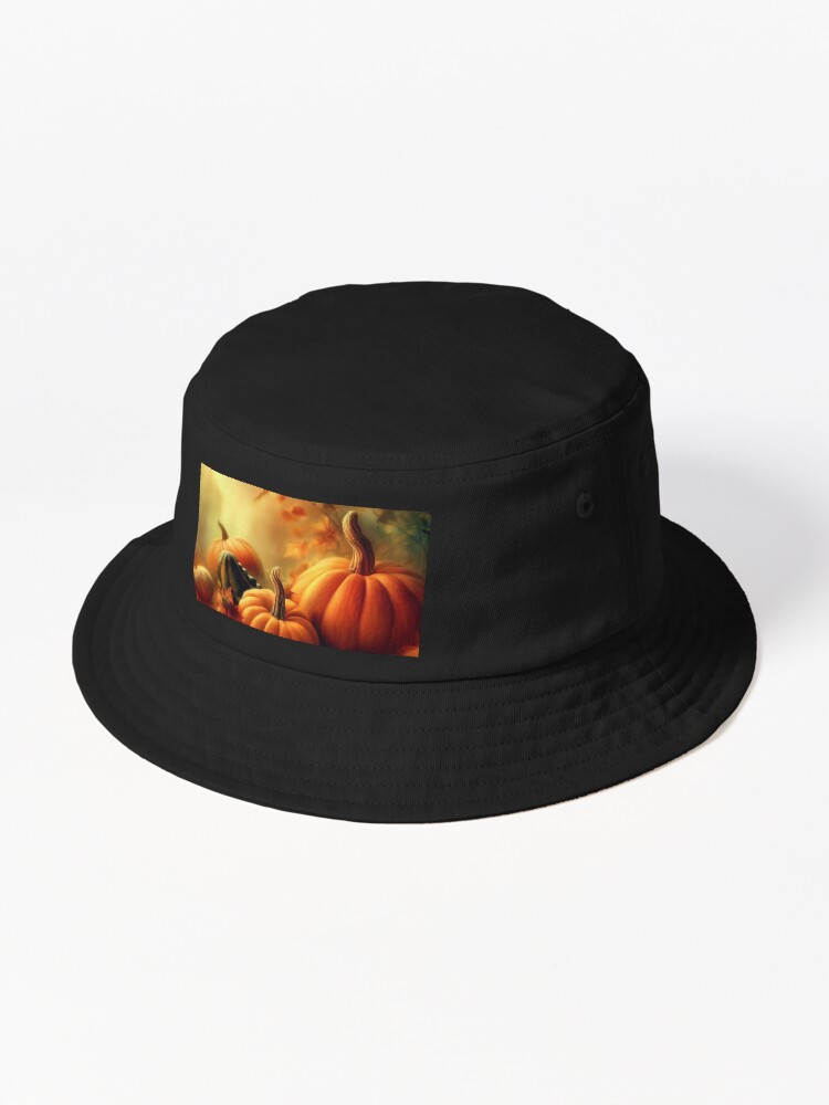 Thumbnail 1 of 6, Bucket Hat, Pumpkins and Gourds, Autumn is Here designed and sold by 5849.