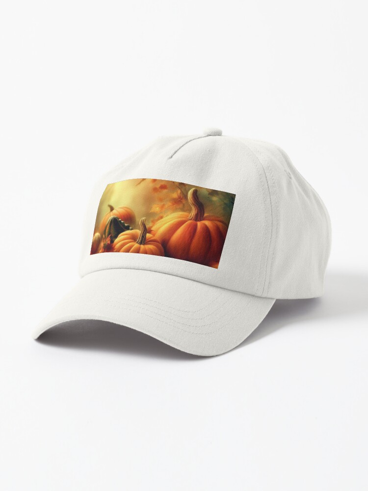 Thumbnail 1 of 7, Cap, Pumpkins and Gourds, Autumn is Here designed and sold by 5849.