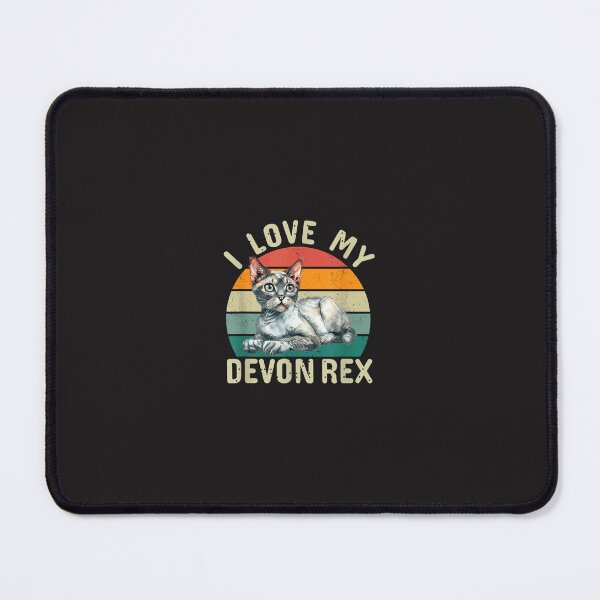 Item preview, I Love My Devon Rex Cat Funny Retro Cat & Kitten Lovers T Shirt designed and sold by HerrChrisperBA.