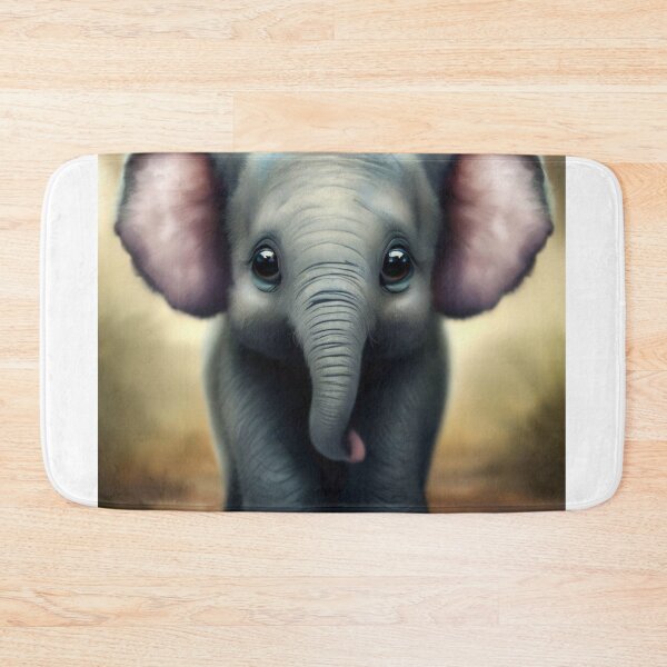 Item preview, Cute Elephant - Cute Baby Animals designed and sold by baby-animal-art.
