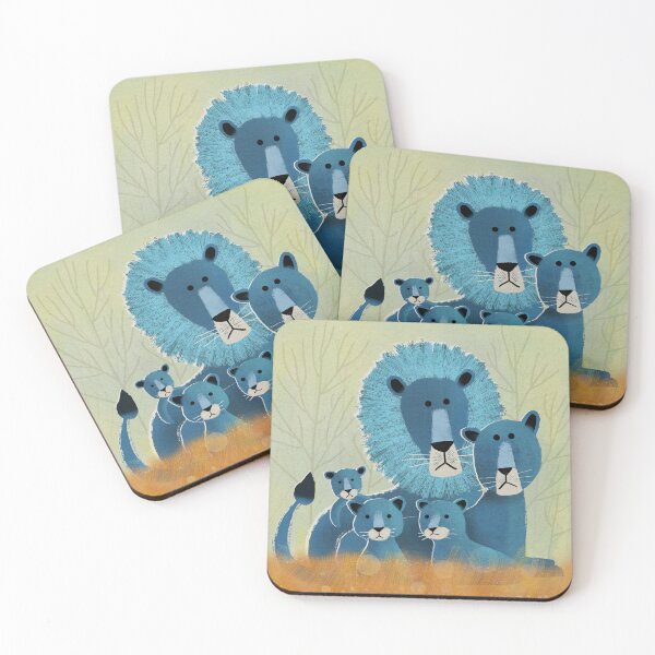Item preview, Blue Lions Family designed and sold by jbeautydesign.