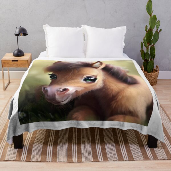 Item preview, Cute Pony - Cute Baby Animals designed and sold by baby-animal-art.