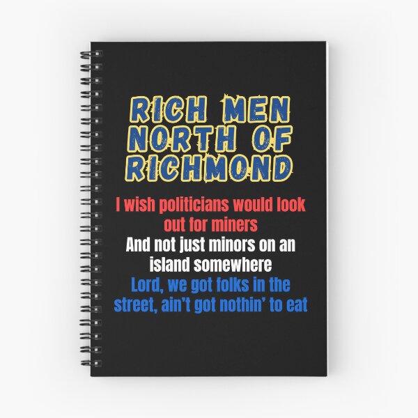 Item preview, Rich Men North Of Richmond designed and sold by WoodburyLake.