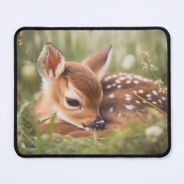 Item preview, Sleeping Deer - Cute Deer - Cute Baby Animals designed and sold by baby-animal-art.