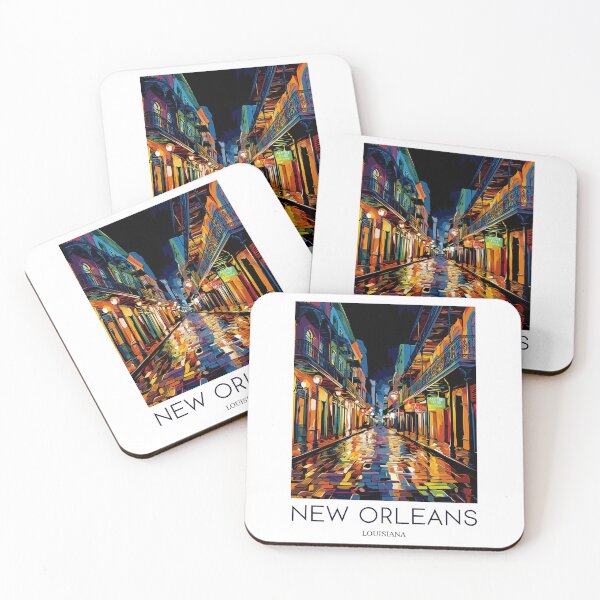 Item preview, A Pop Art Travel Print of New Orleans - Louisiana designed and sold by StudioRedKoala.