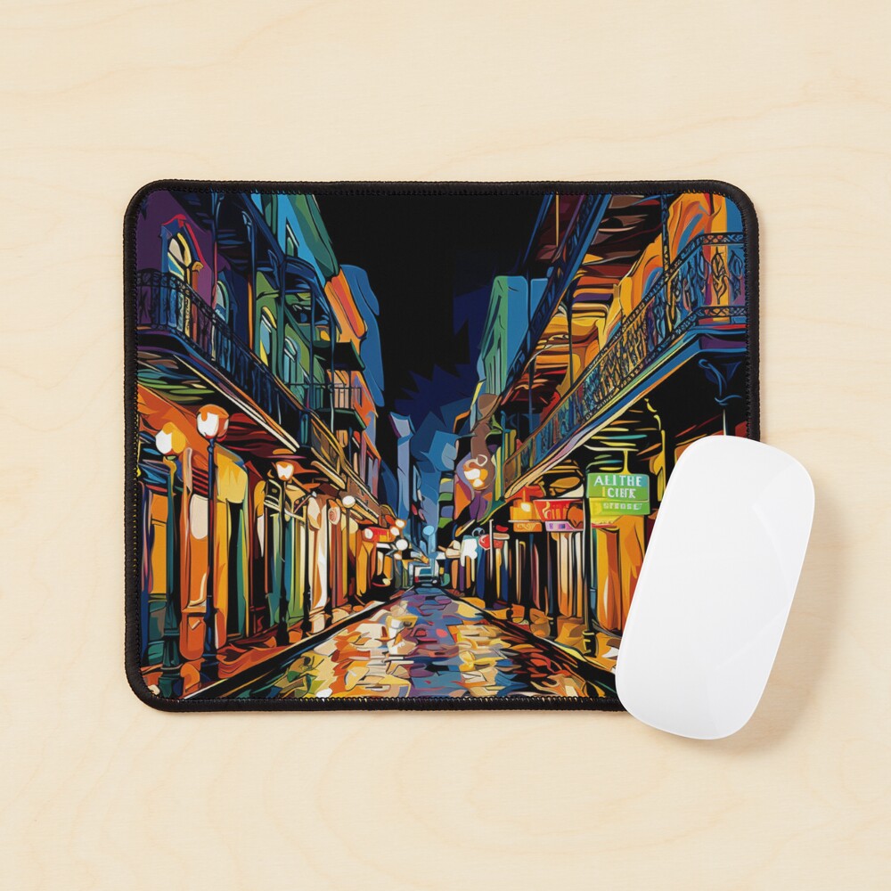 A Pop Art Travel Print of New Orleans - Louisiana Sticker