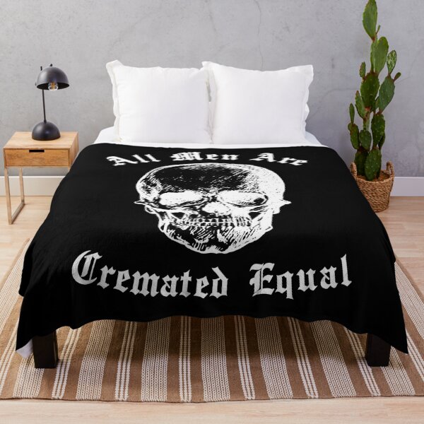 Item preview, Copy of All Men Are Cremated Equal - Gothic Skull designed and sold by NLopezArt.