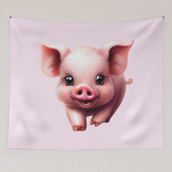 Item preview, Cute Pig - Cute Baby Animals  designed and sold by baby-animal-art.