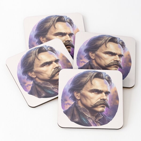 Item preview, Nietzsche Design ll Style Philosopher Friedrich Nietzsche Art Digital - AI Art designed and sold by StoicWarrior.