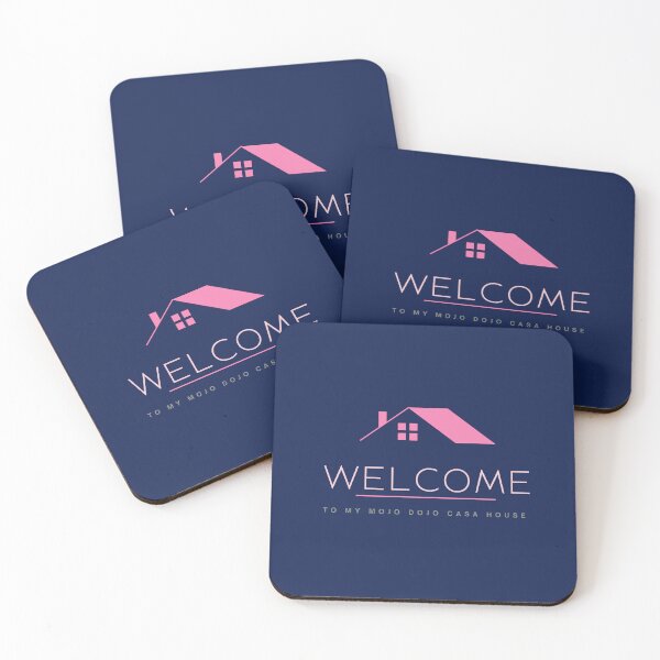 Item preview, Welcome to my Mojo Dojo Casa House, Navy Blue Door Mat designed and sold by Christie Olstad.