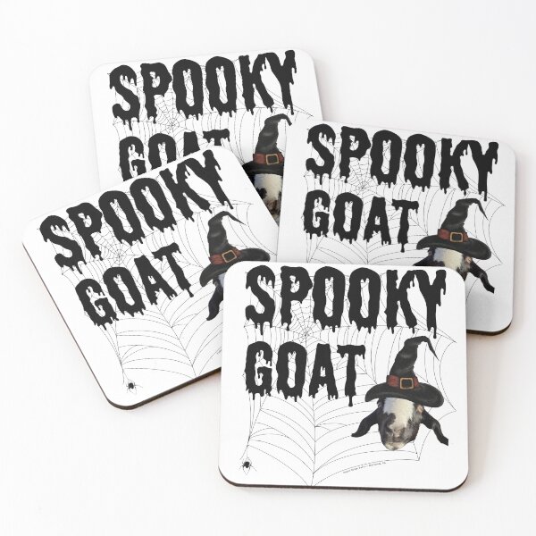 Item preview, Spooky Goat | Cute Goats | Funny Goats | Goat Puns designed and sold by PistolRidgeFarm.