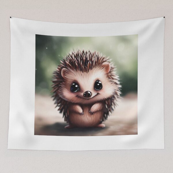 Item preview, Cute Hedgehog - Cute Baby Animals  designed and sold by baby-animal-art.