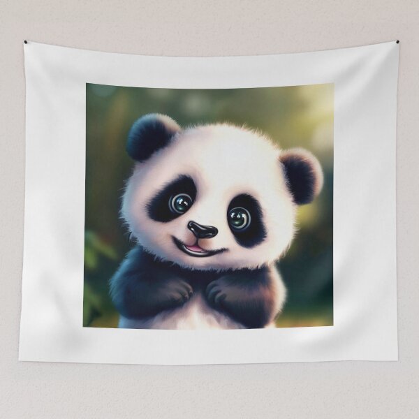 Item preview, Cute Panda - Cute Baby Animals  designed and sold by baby-animal-art.