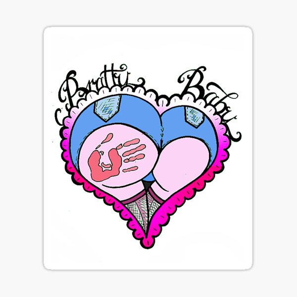 Bratty Baby Booty Sticker