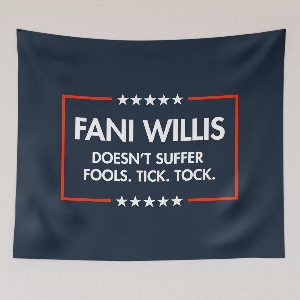 Item preview, Copy of Fani Willis - Doesn't Suffer Fools (bold BLUE) designed and sold by Thelittlelord.