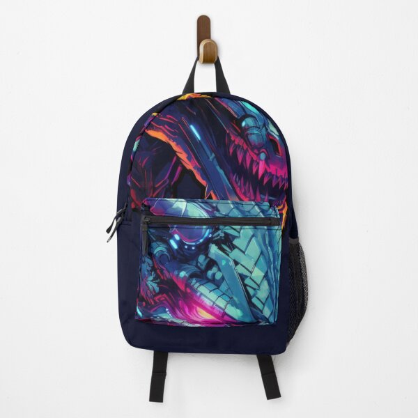 Item preview, scifi cyberpunks dragons head neon color designed and sold by digilabs.