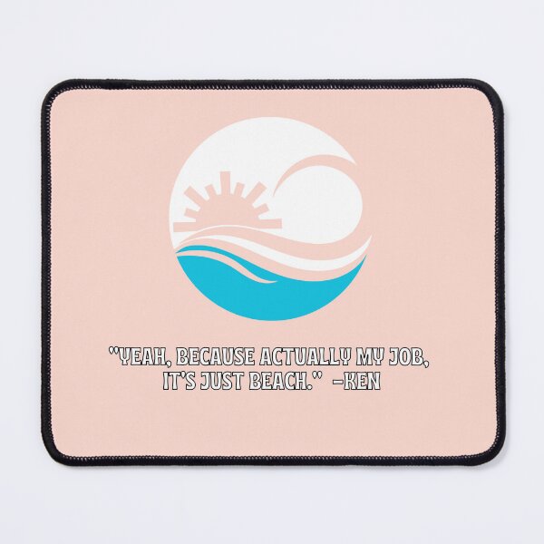 Item preview, Yeah, because actually my job, it's just beach! designed and sold by Christie Olstad.