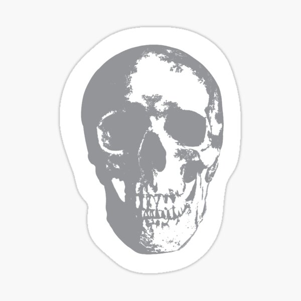 Skull black urban street style sticker Sticker for Sale by primaiaart