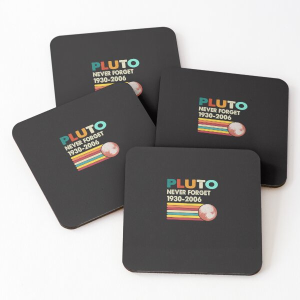 Item preview, Never Forget Pluto Retro Style Funny Space Science designed and sold by ZoeBreton.