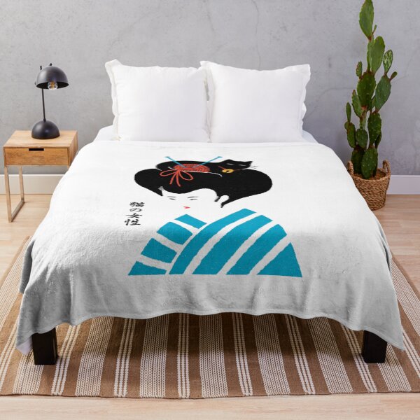 Item preview, Geisha and cat designed and sold by ppmid.