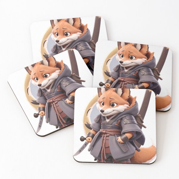 Item preview, samurai fox japanese fox art 1 designed and sold by offline24.