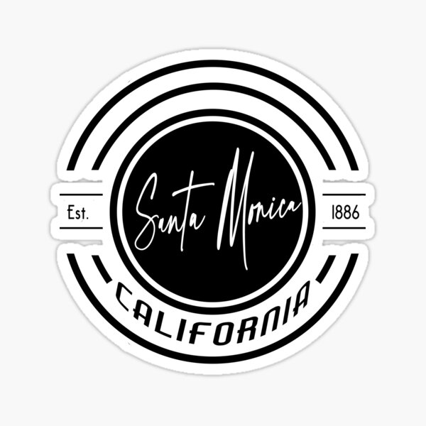 Santa Monica California Sticker