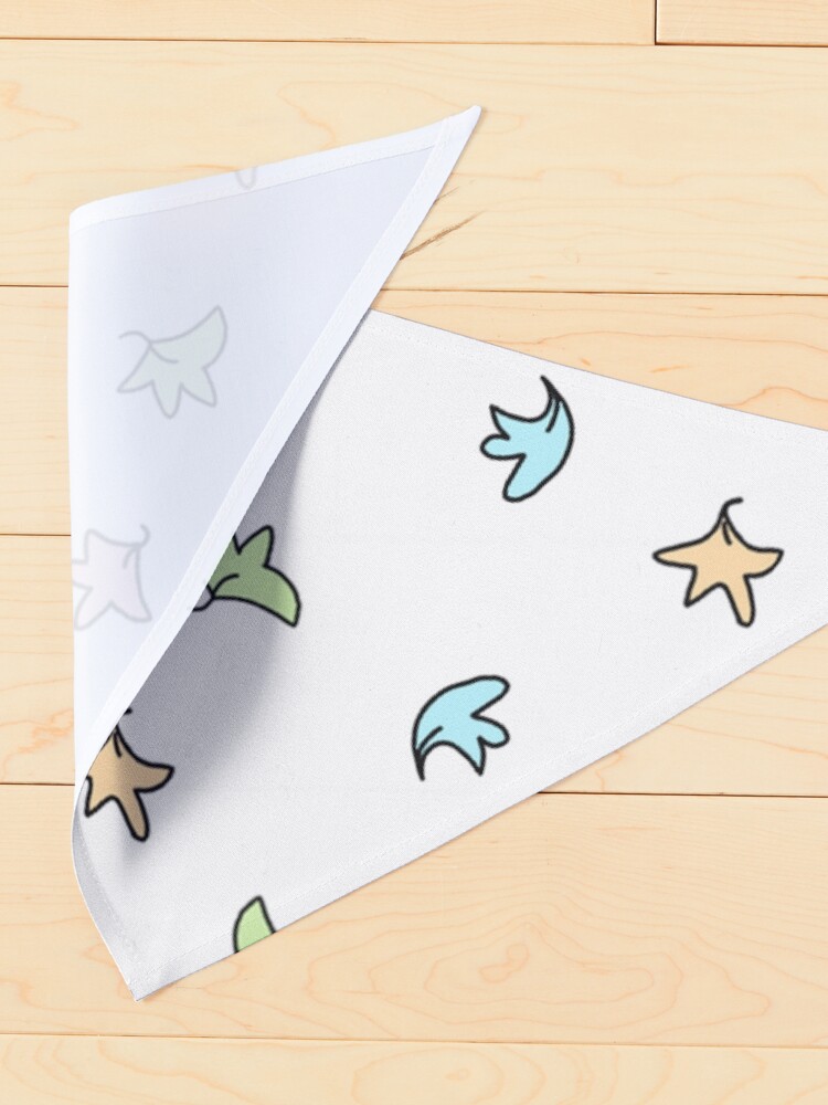 Thumbnail 4 of 6, Pet Bandana, Heartstopper leaves (White background) designed and sold by Mabel-rgz.