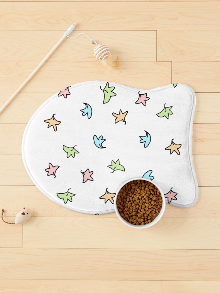 Thumbnail 1 of 5, Pet Mat, Heartstopper leaves (White background) designed and sold by Mabel-rgz.