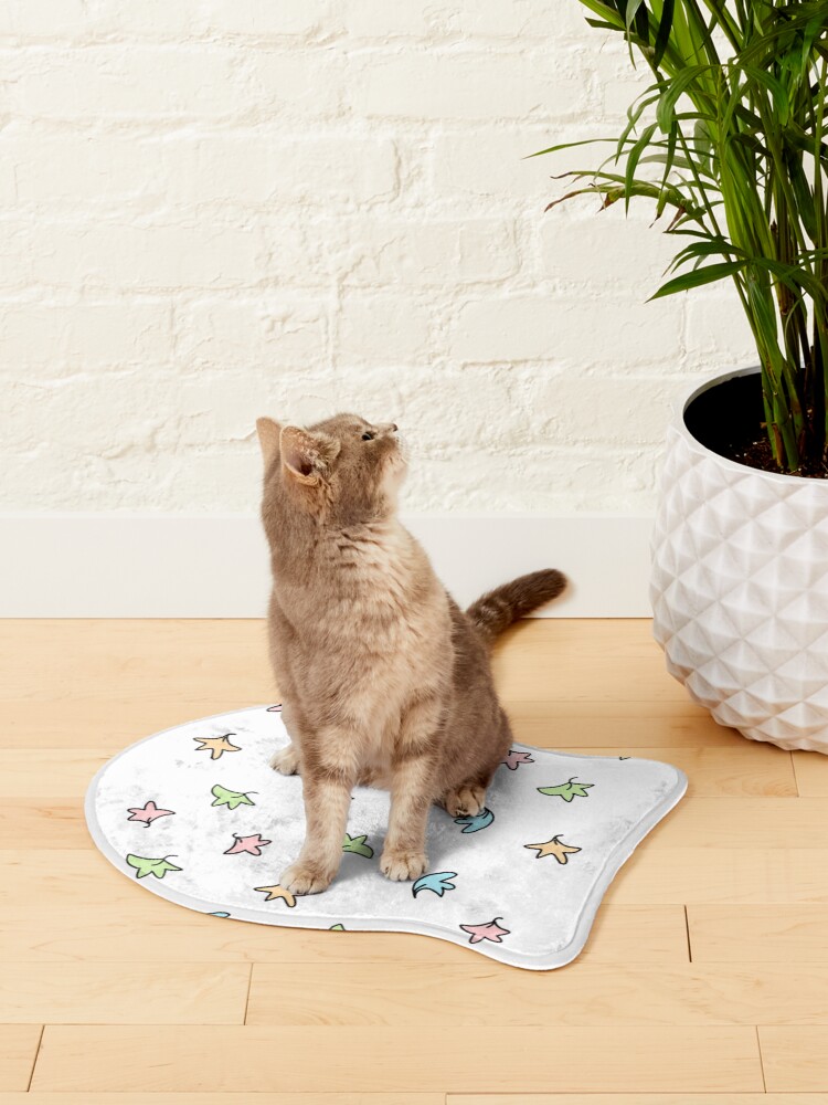 Thumbnail 2 of 5, Pet Mat, Heartstopper leaves (White background) designed and sold by Mabel-rgz.