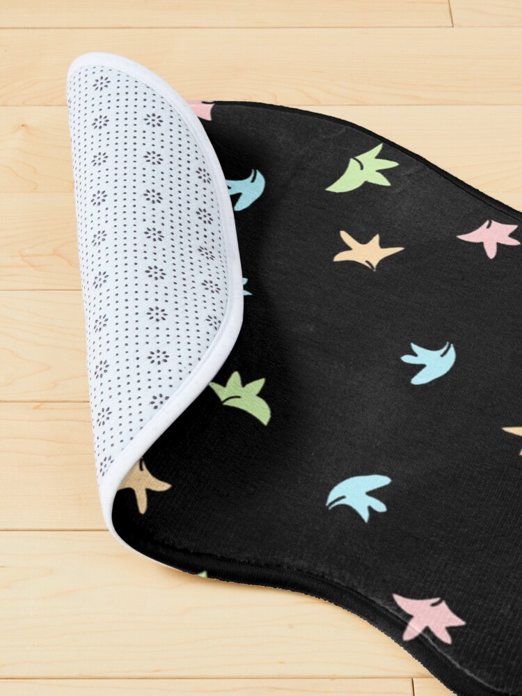 Thumbnail 4 of 5, Pet Mat, Heartstopper leaves (Black background) designed and sold by Mabel-rgz.