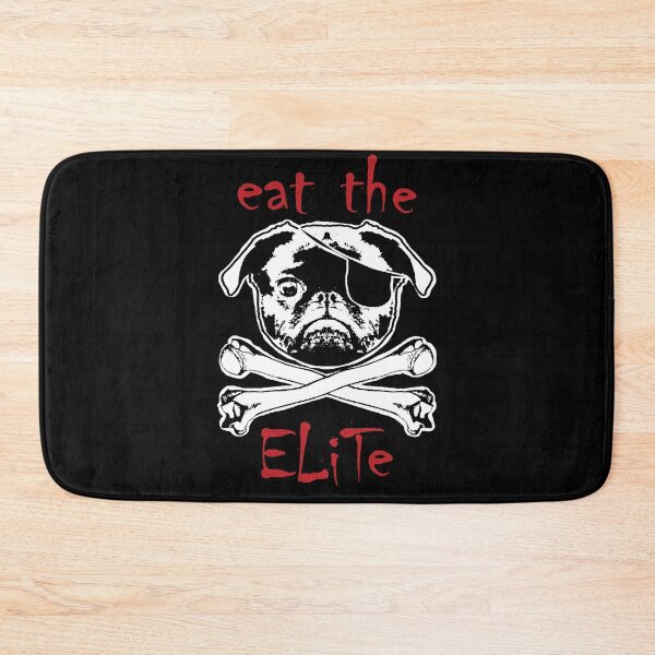 Item preview, EAT THE ELITE Puganneer Revolution Jolly Pugger of of the Rebellious Seas: Defier of Hierarchies and Champion of Mischief designed and sold by pelagio.