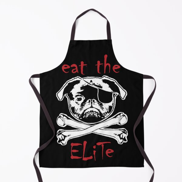 Item preview, EAT THE ELITE Puganneer Revolution Jolly Pugger of of the Rebellious Seas: Defier of Hierarchies and Champion of Mischief designed and sold by pelagio.
