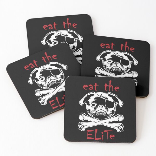 Item preview, EAT THE ELITE Puganneer Revolution Jolly Pugger of of the Rebellious Seas: Defier of Hierarchies and Champion of Mischief designed and sold by pelagio.