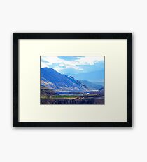 Oasis in the Mountains Framed Print