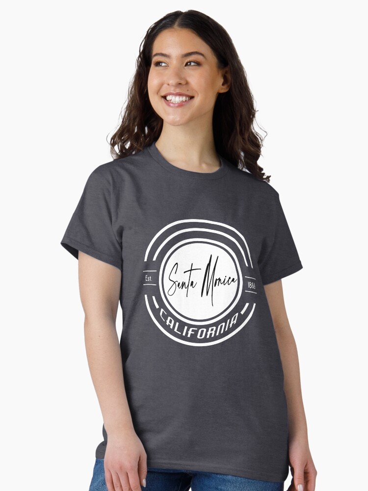 Thumbnail 1 of 7, Classic T-Shirt, Santa Monica California designed and sold by DRKZone.