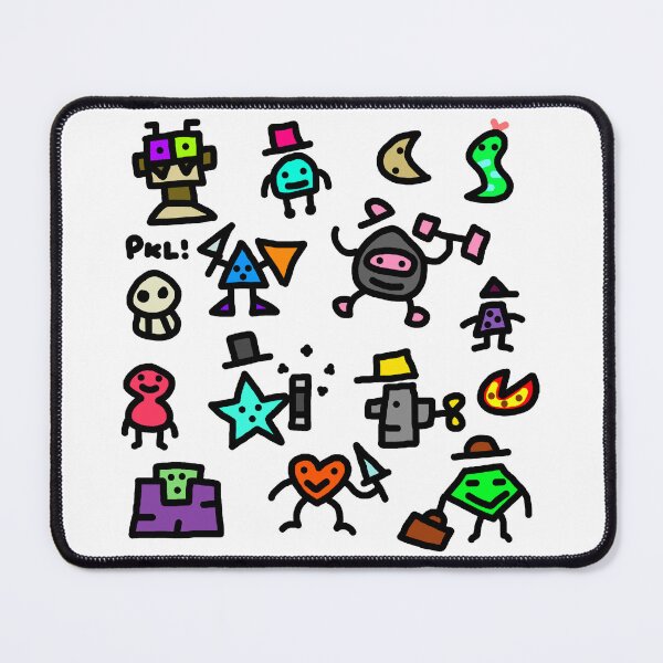 Item preview, lots of little guys designed and sold by TotalPickle.