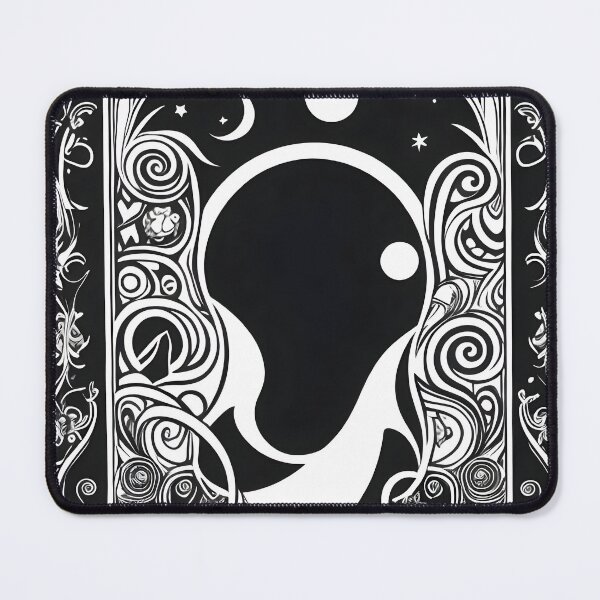 Item preview, Magical World Minimalistic Line Art Rectangular Shape Design designed and sold by MoxieVibe.