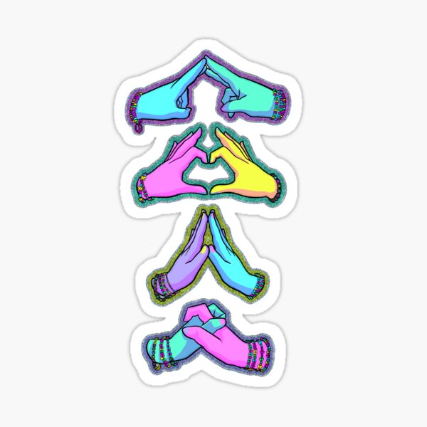 P.L.U.R Rave Kandi Sticker for Sale by xinyuhartshorn