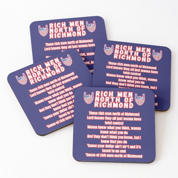 Item preview, Rich Men North Of Richmond designed and sold by WoodburyLake.
