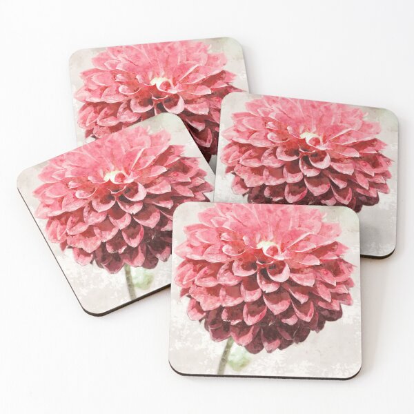 Item preview, Red Dahlia Flower designed and sold by Metmehome.