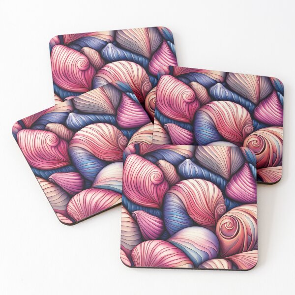 Item preview, Swirly Sea Shells designed and sold by Nandina Vines.